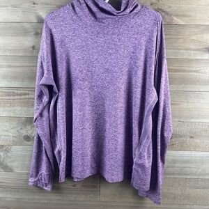 Athleta Womens Shirt Uptempo II Hoodie Sweatshirt Pullover Athleisure Large